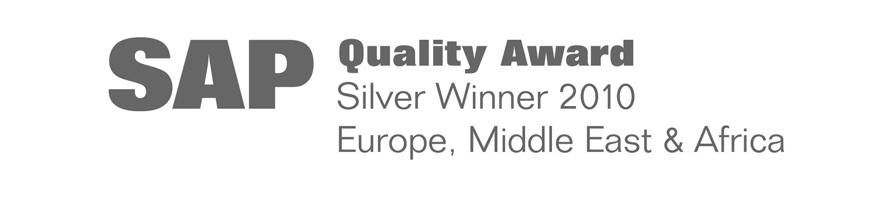Logo SAP Quality Award 2010