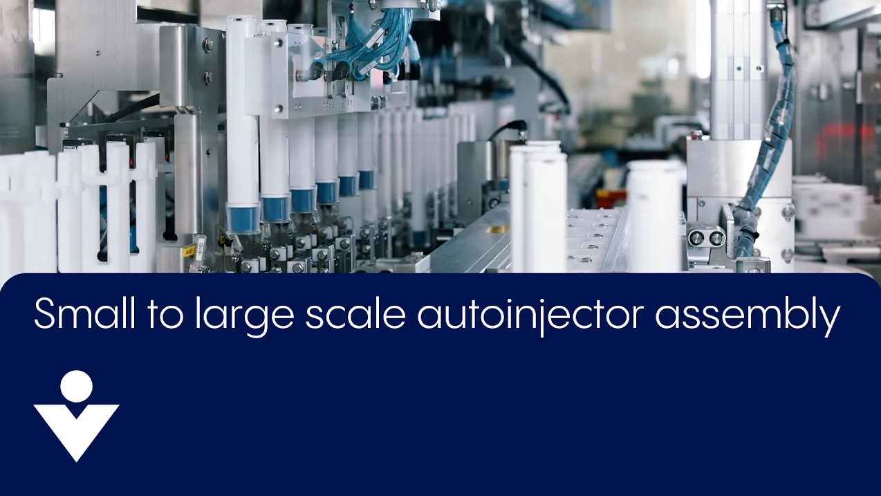 Small-scale to large-scale autoinjector assembly services