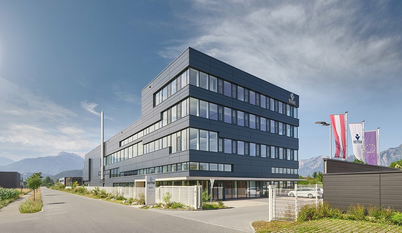 Vetter Standort klinische Herstellung in Rankweil - Österreich 