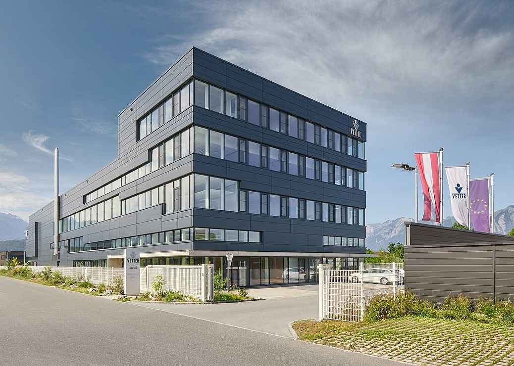 Vetter Standort klinische Herstellung in Rankweil - Österreich 