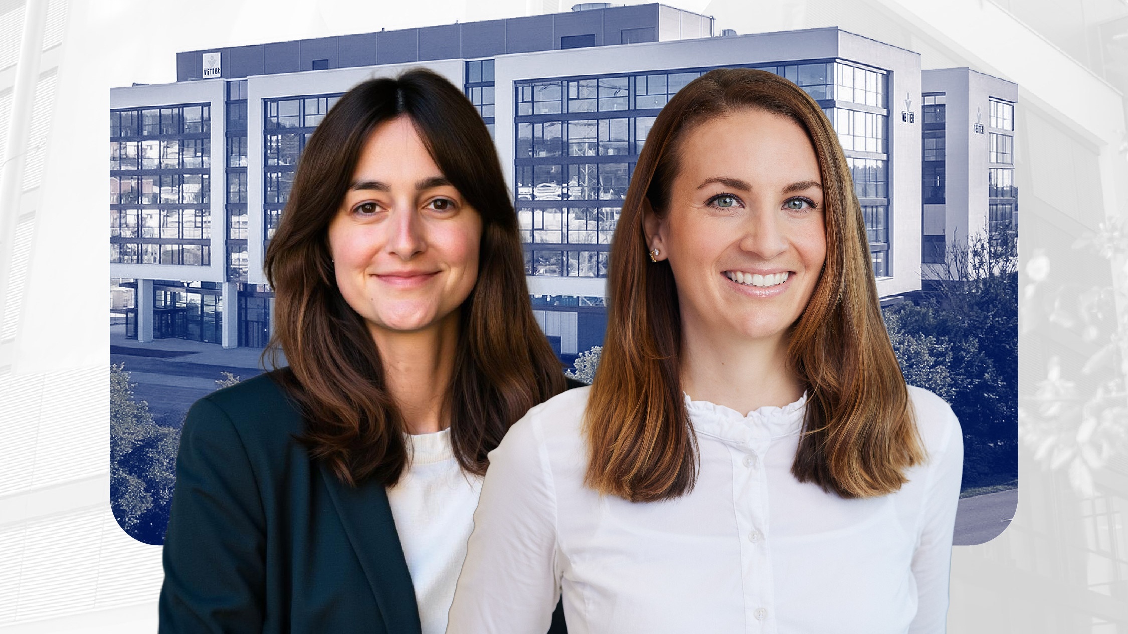 Vetter-Recruiting-Specialist Selina Herrmann und Jule Kessler, die bei uns den Onboarding-Prozess aller neuen Mitarbeitenden begleitet beim EmployPod-Podcast