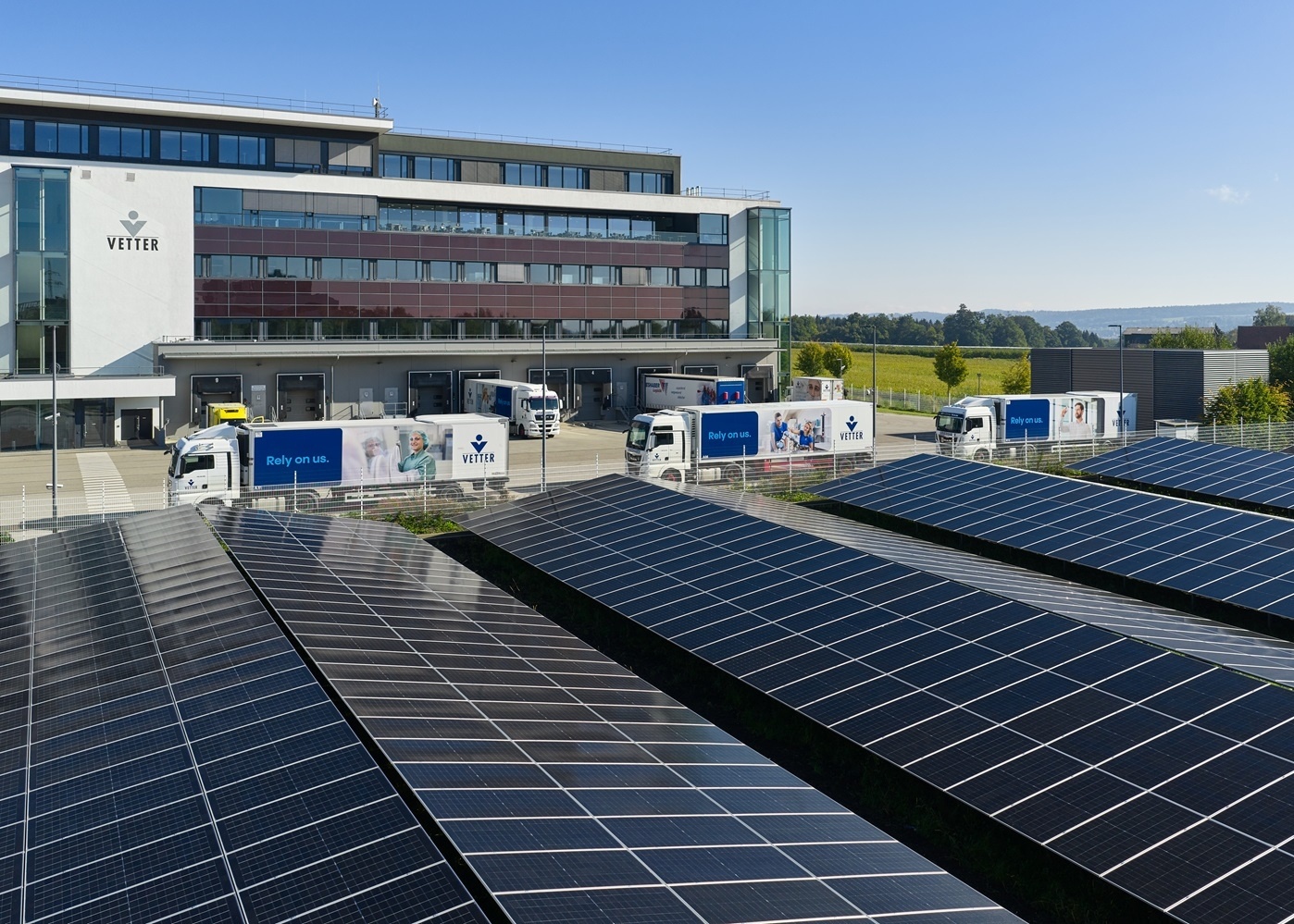 Photovoltaik am Standort Ravensburg West