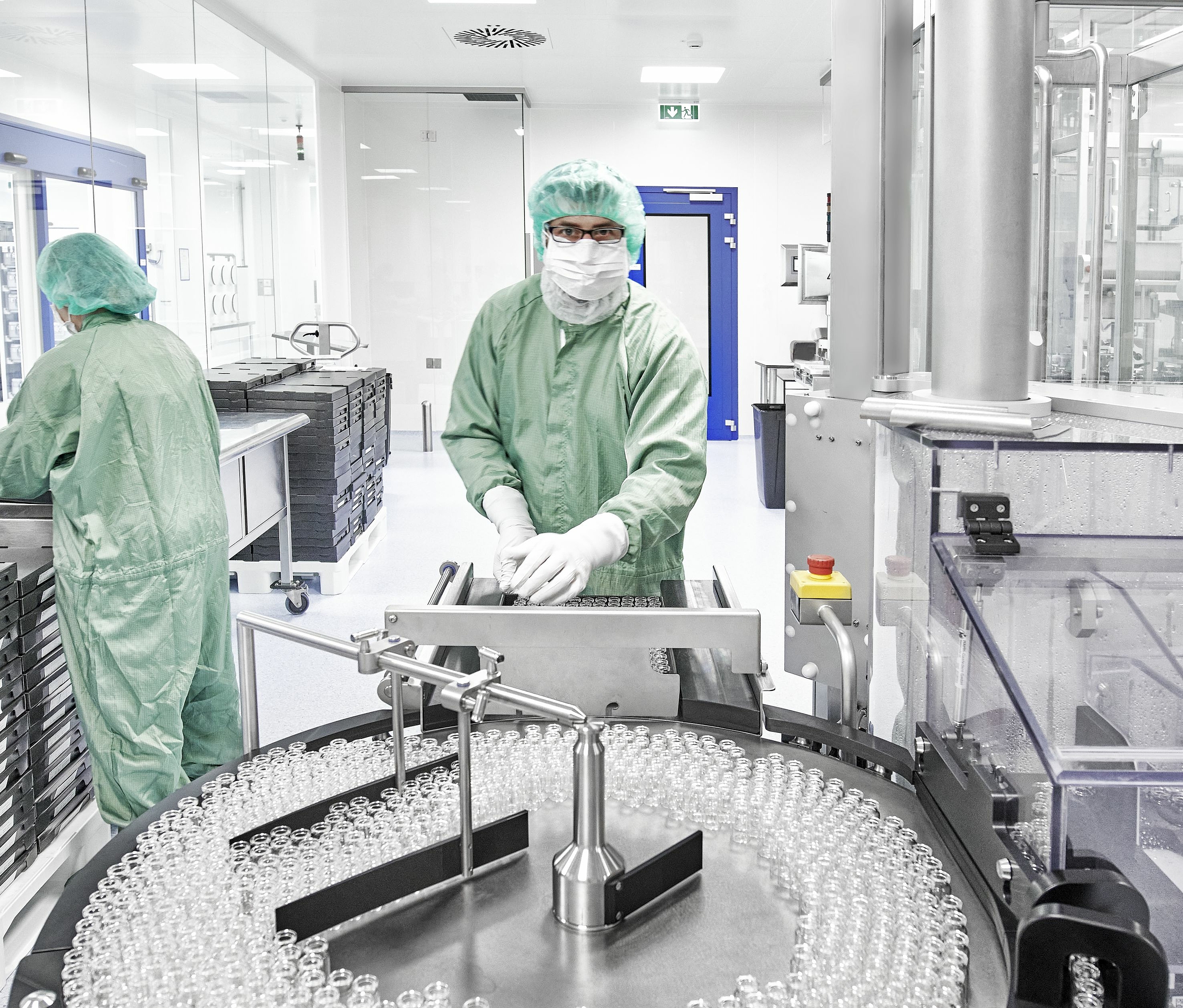 Hohe Qualitätsstandards in der aseptischen Produktion am klinischen Vetter-Standort im österreichischen Vorarlberg