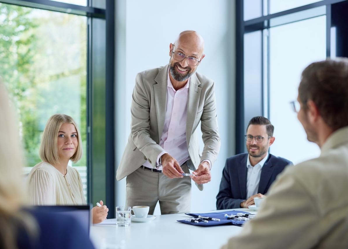 Workshop im Besprechungszimmer