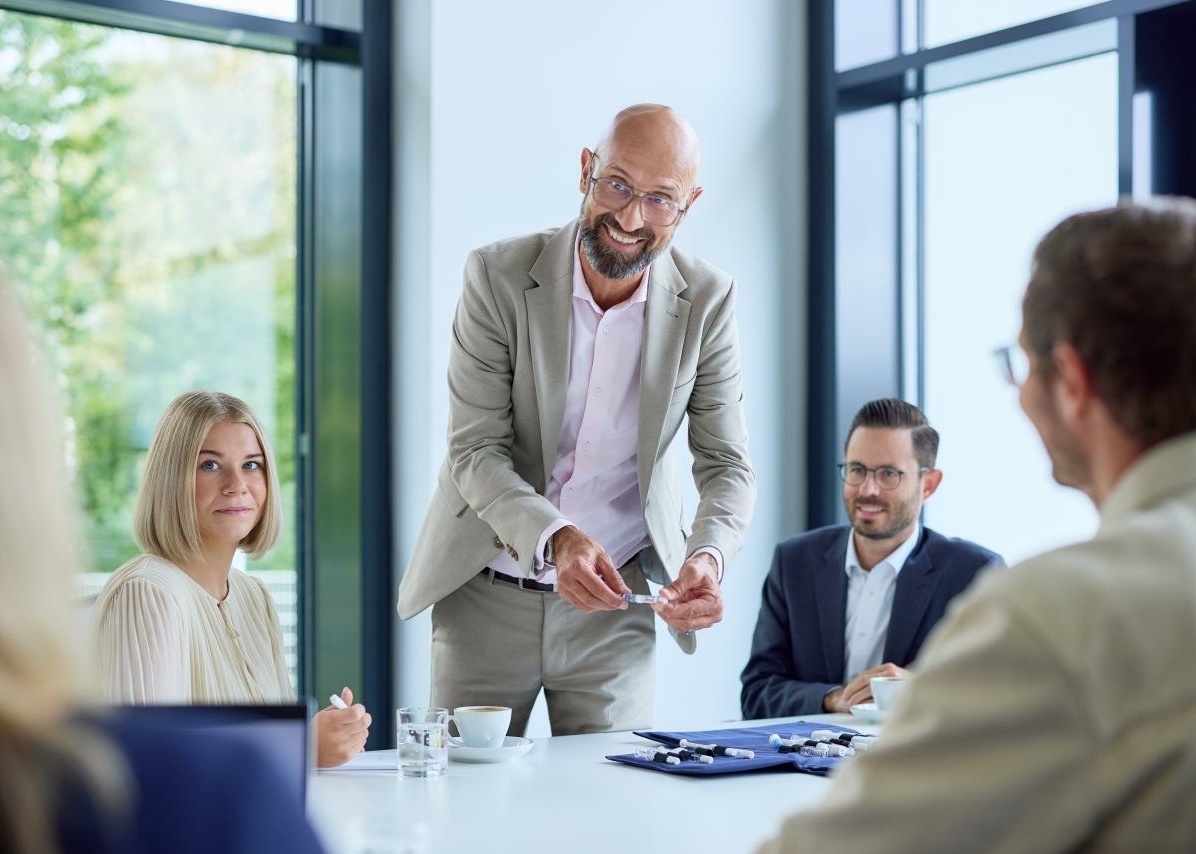 Workshop im Besprechungszimmer