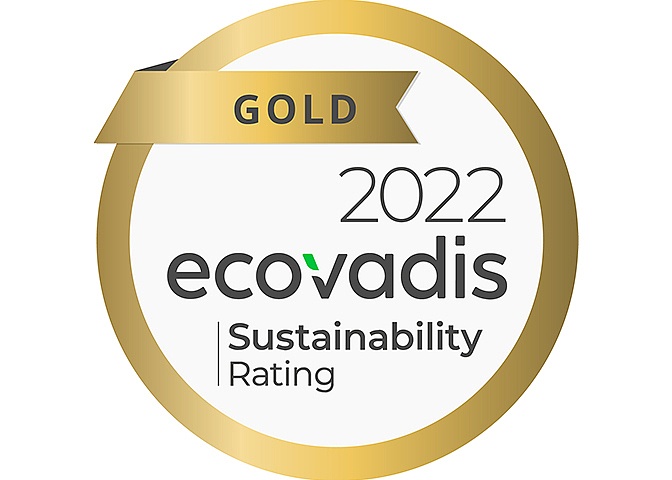Ecovadis Gold Ranking 2022