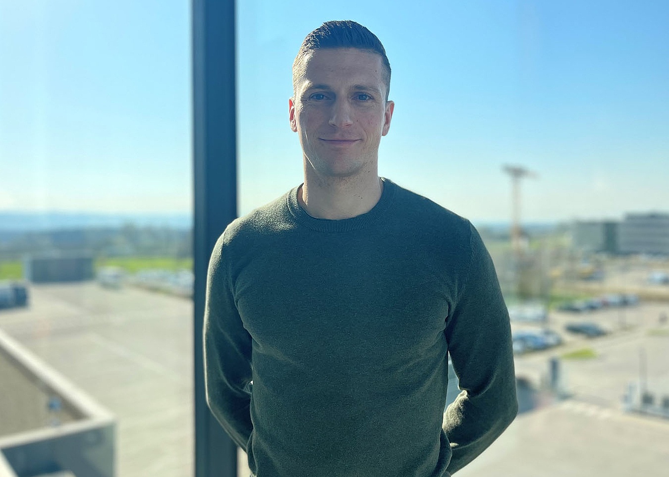 Portraitbild von einem Mitarbeiter 