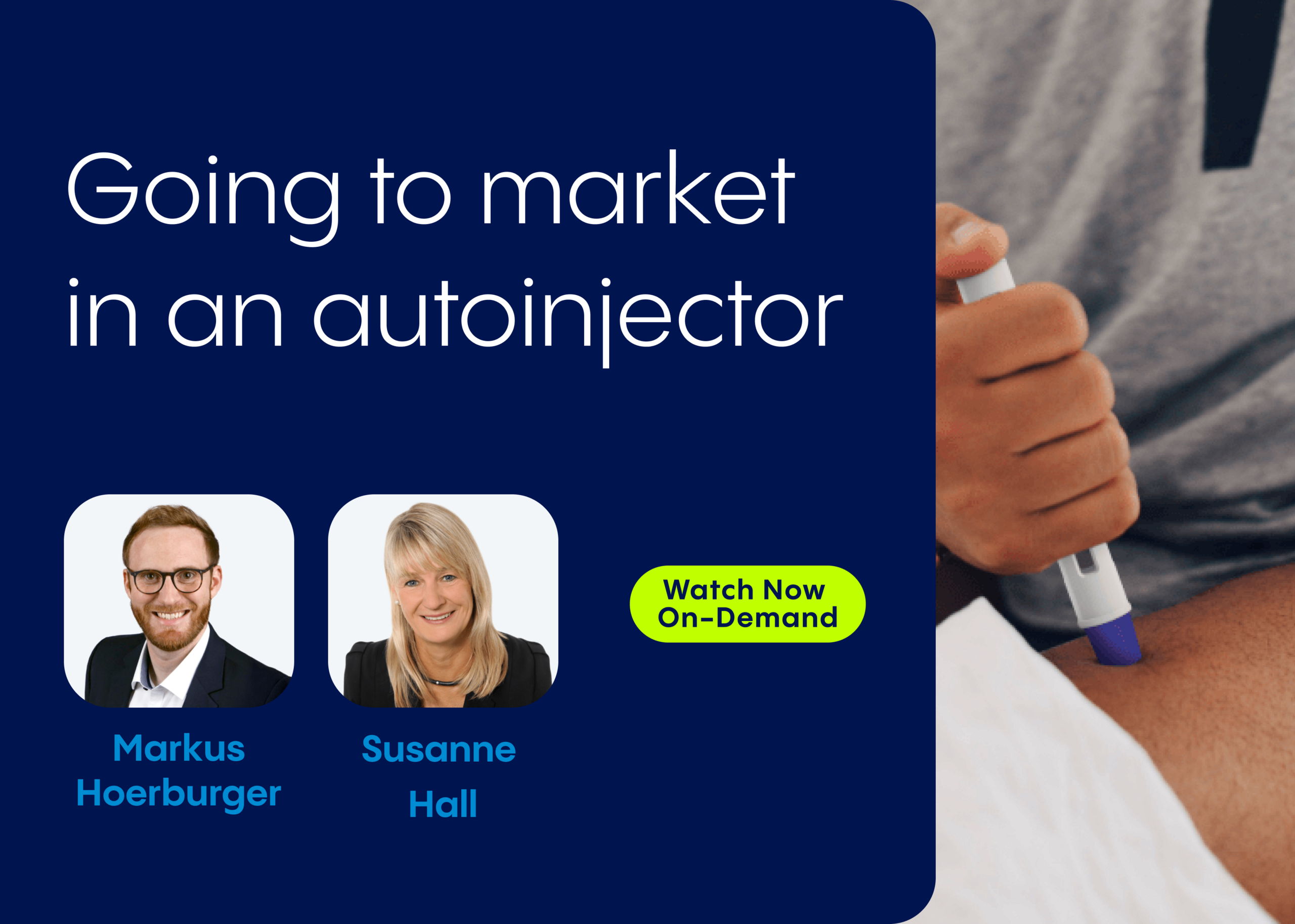Going to market in an autoinjector