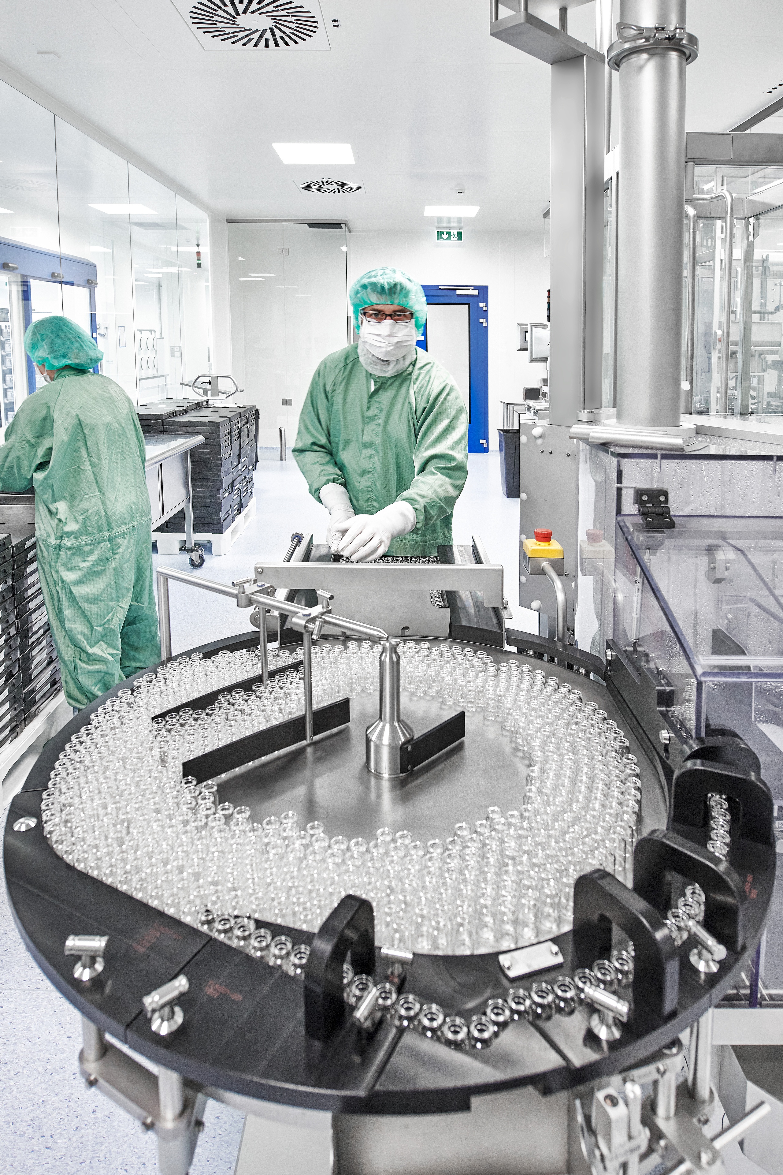  Vetter 位于奥地利福拉尔贝格的高质量标准无菌生产临床基地。
