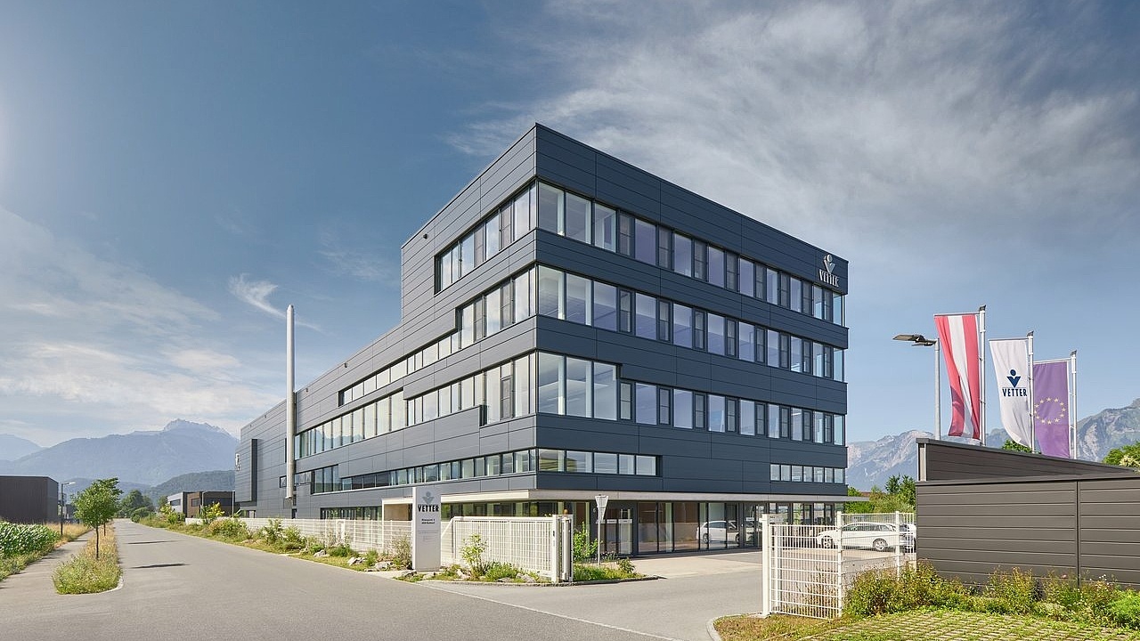 Vetter development service office in Rankweil, Austria
