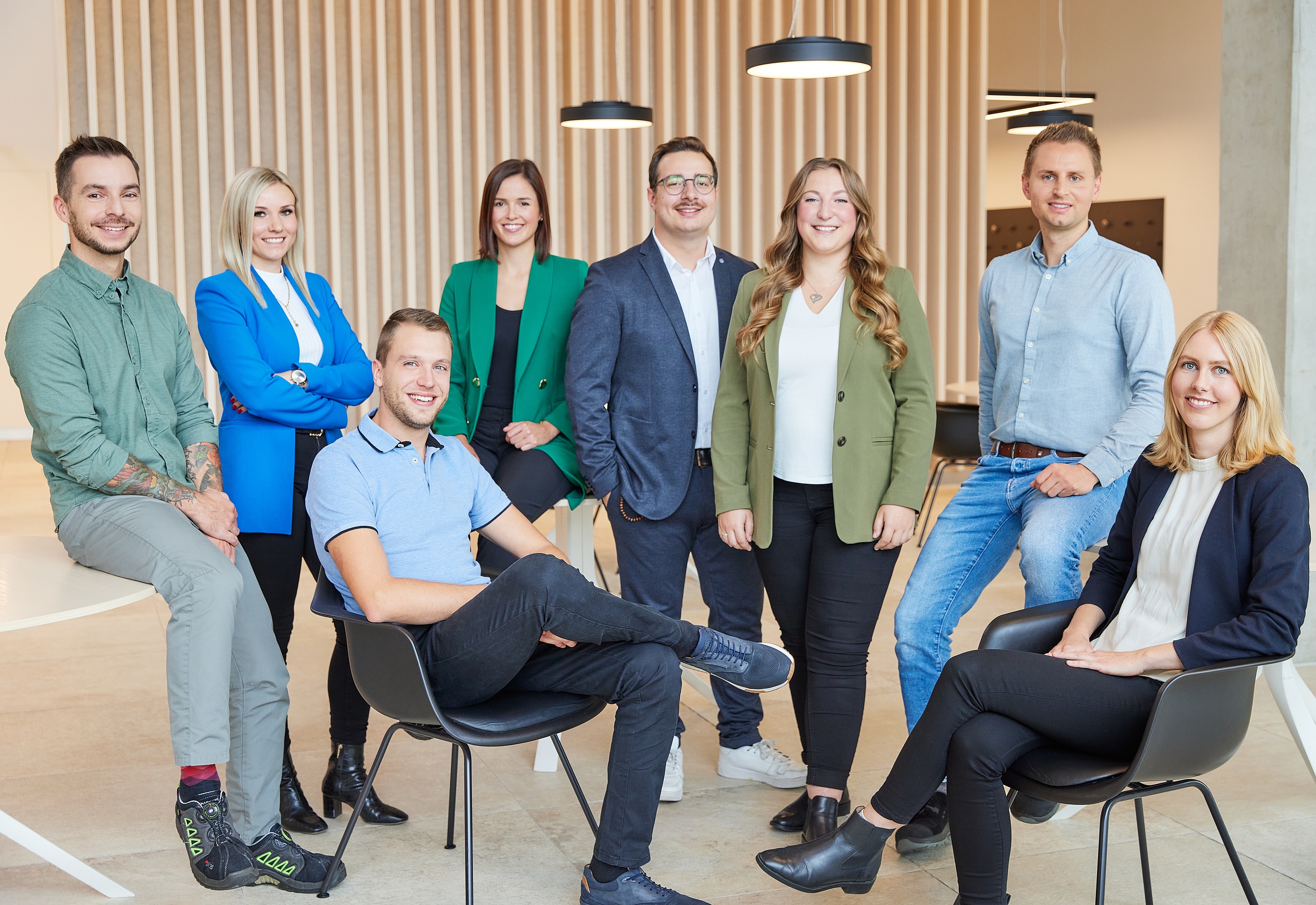 Gruppenbild der Ausbilder und Ausbilderinnen 