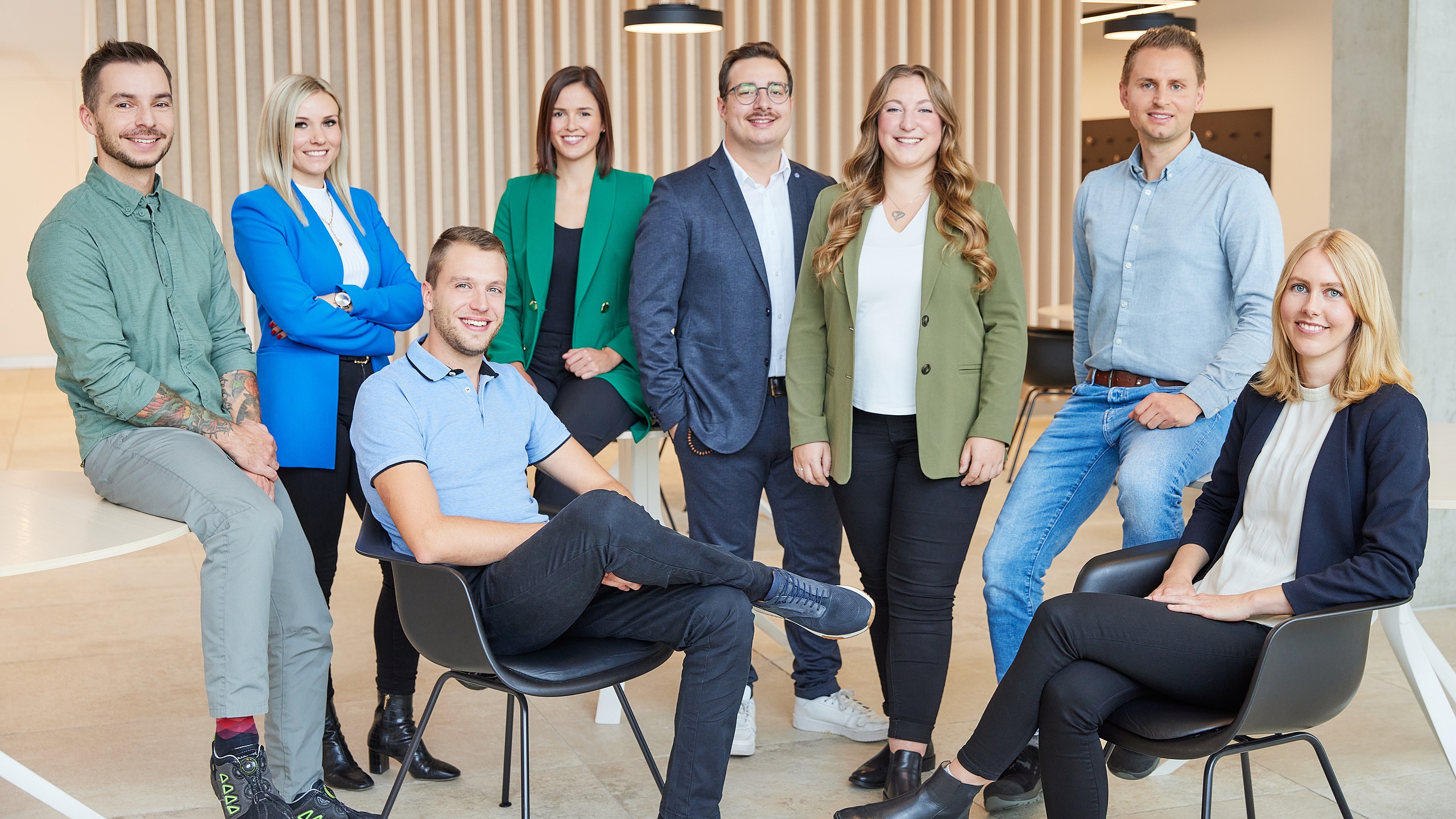 Gruppenbild der Ausbilder und Ausbilderinnen 