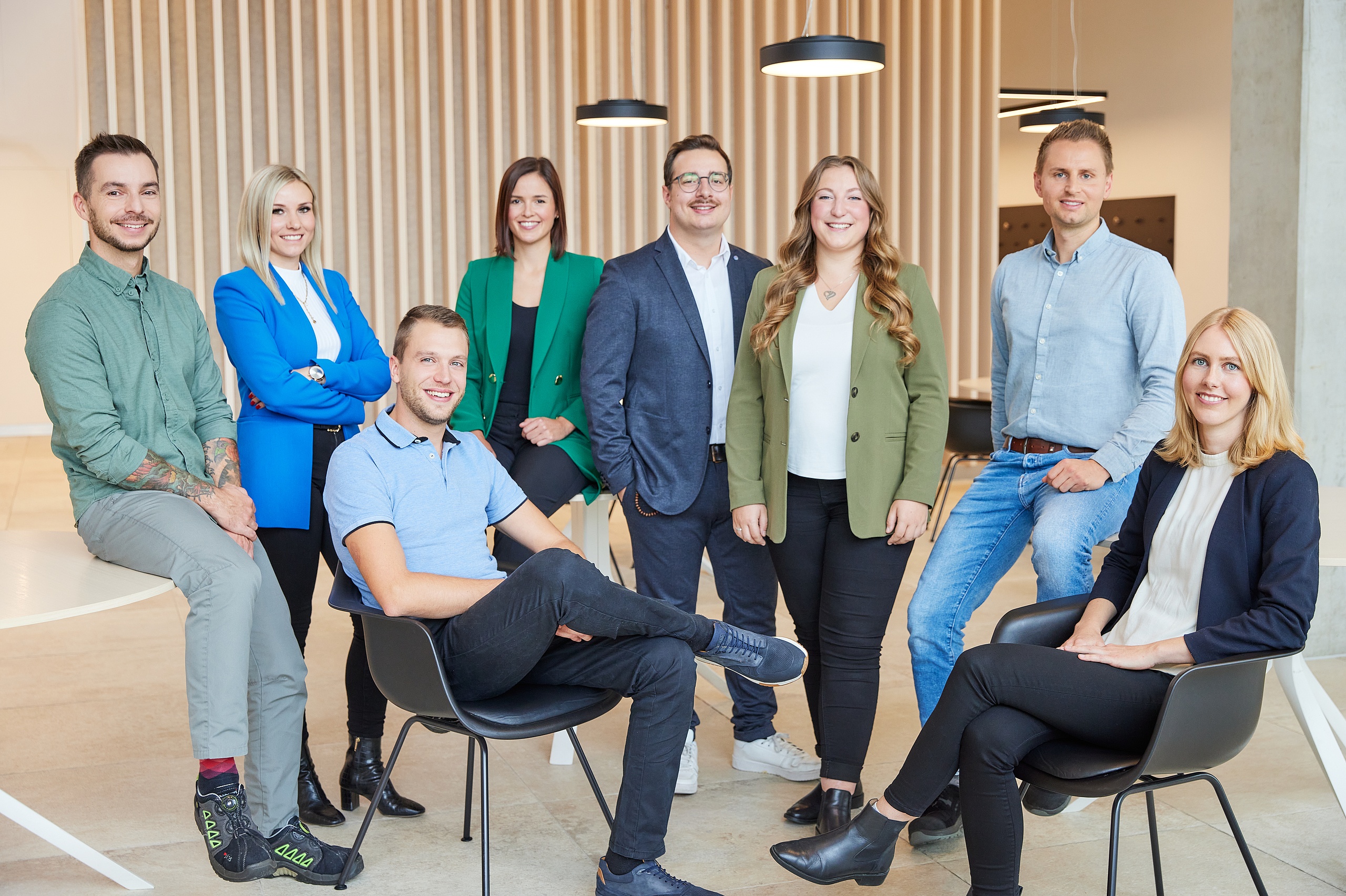 Gruppenbild der Ausbilder und Ausbilderinnen 