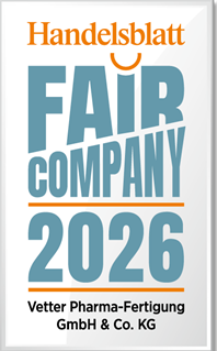 Logo Fair Company 2026 des Handelsblatts für Vetter
