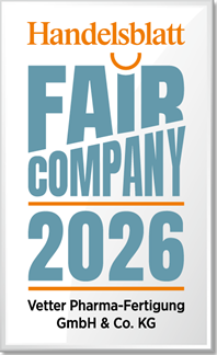 Logo Fair Company 2026 des Handelsblatts für Vetter