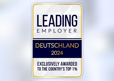 Visual mit Leading Employer Award 2024 Logo