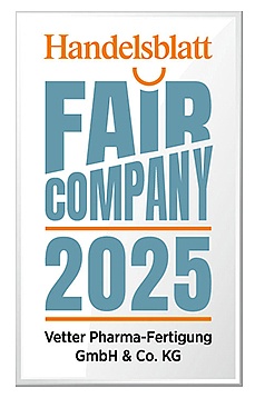 Logo Fair Company 2024 des Handelsblatts für Vetter