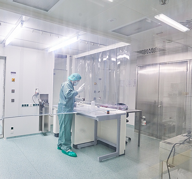 worker inspecting incoming pharmaceutical goods