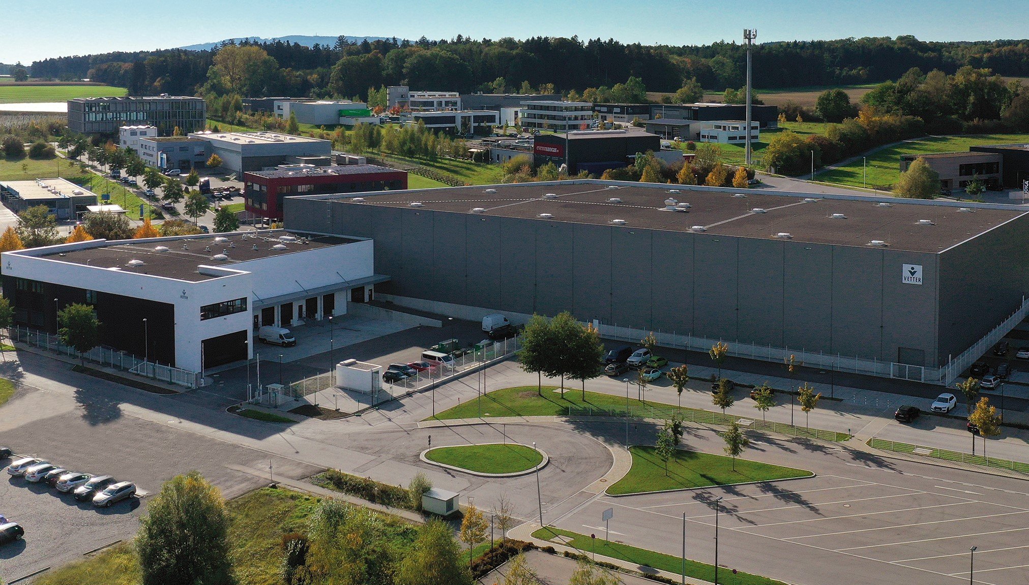 Vetter neues Lagergebäude