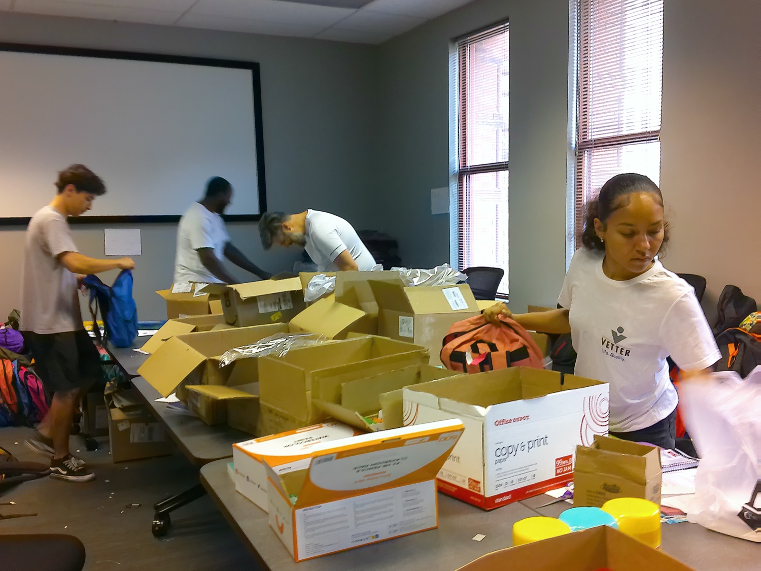 Vetter goes Social VOA Operation Backpack