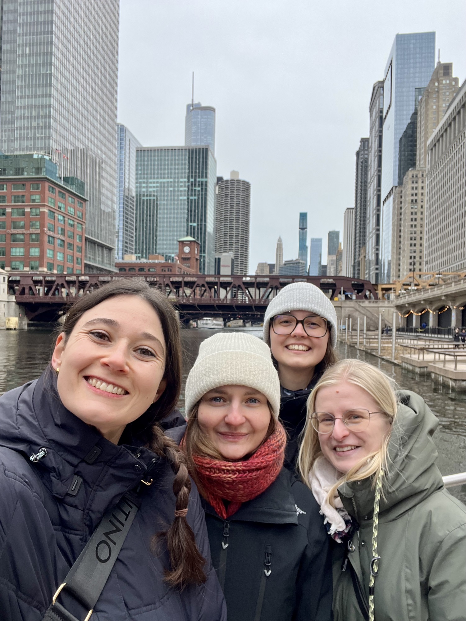 Gruppenselfie beim Riverwalk