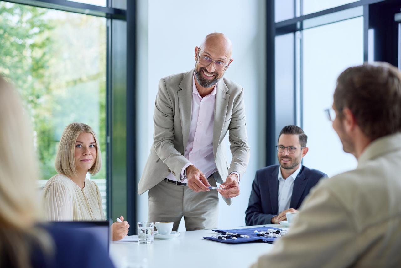 Workshop im Besprechungszimmer