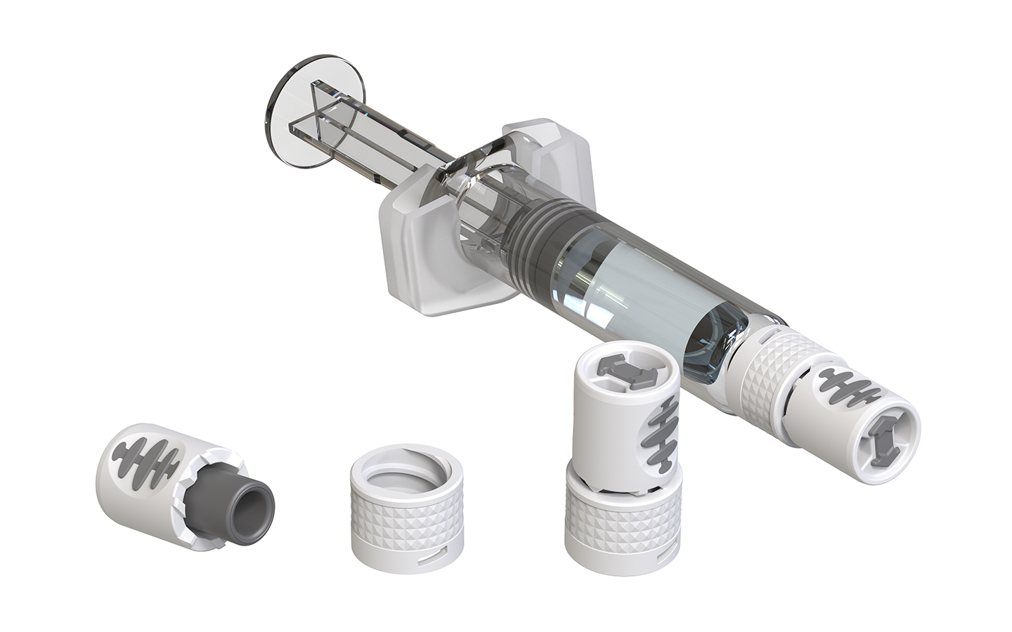 Vetterの新バージョンのシリンジクロージャーシステムV-OVS® next