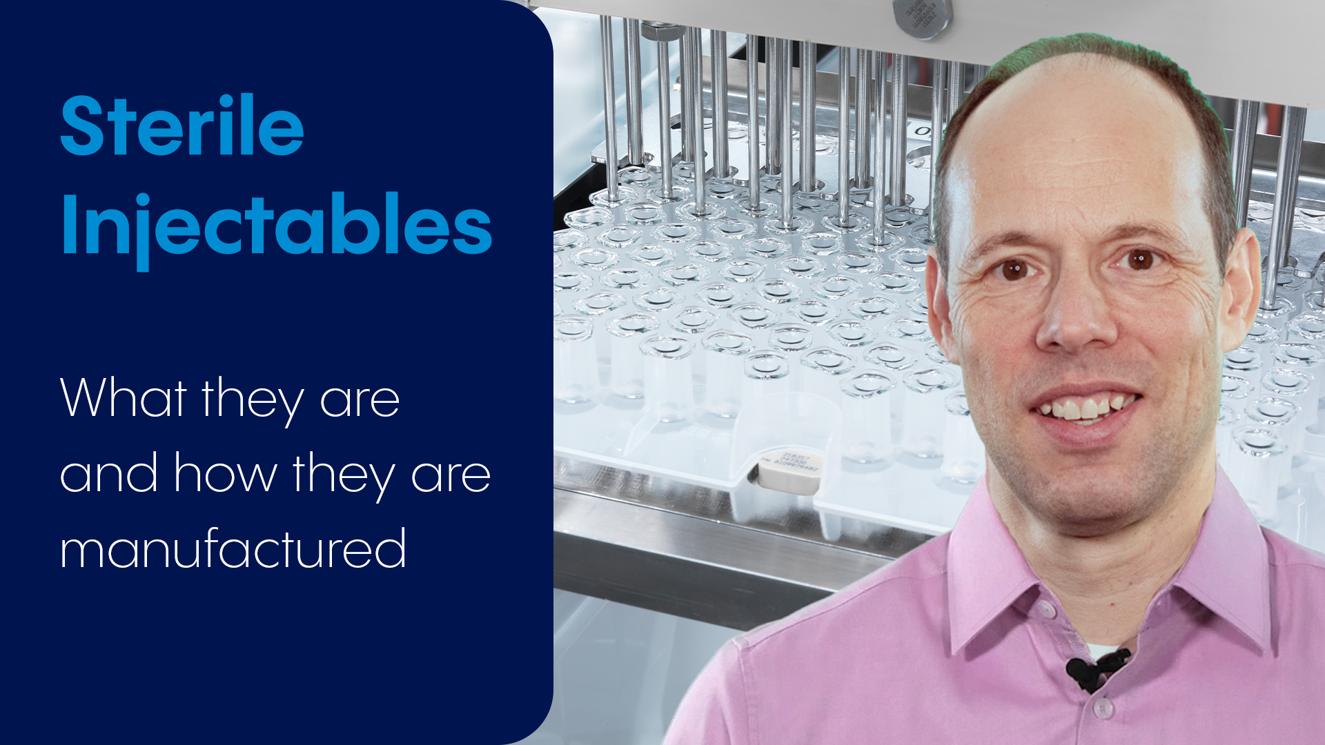 Thumbnail for video explaining sterile injectables